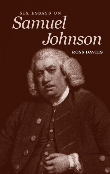 book cover for six essays on samuel johnson by ross davies